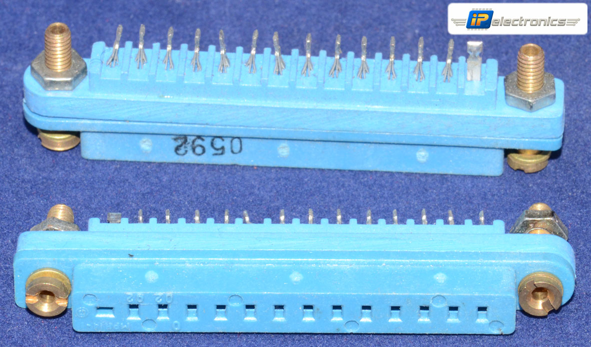 МРН14-1 Розетка пластмассовый корпус, 1992г, фото