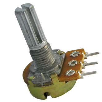 16K1-KC 0,125W(Ватт) 20kΩ(кОм)±20%-B, KC-20 Резистор переменный (потенциометр)., фото
