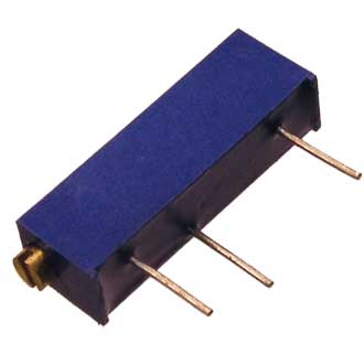 3006P-1-104 0,5W(Ватт) 100kΩ(кОм)-А±10% Резистор подстроечный многооборотный, фото